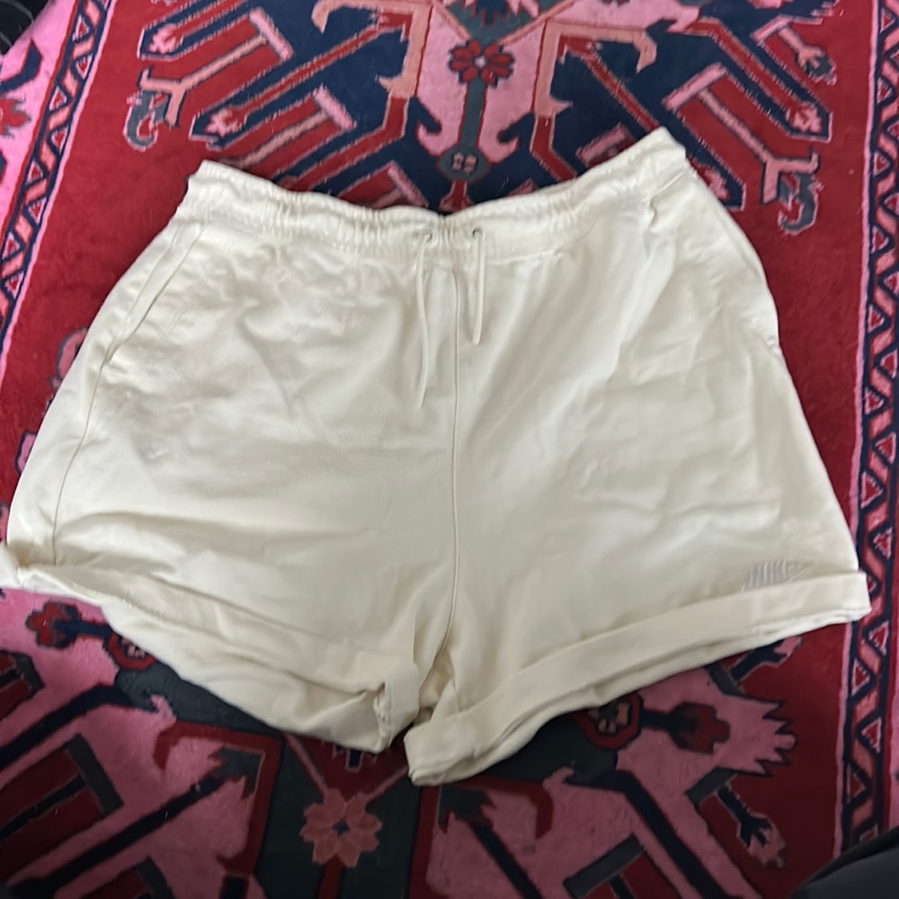 Yellow sweat shorts